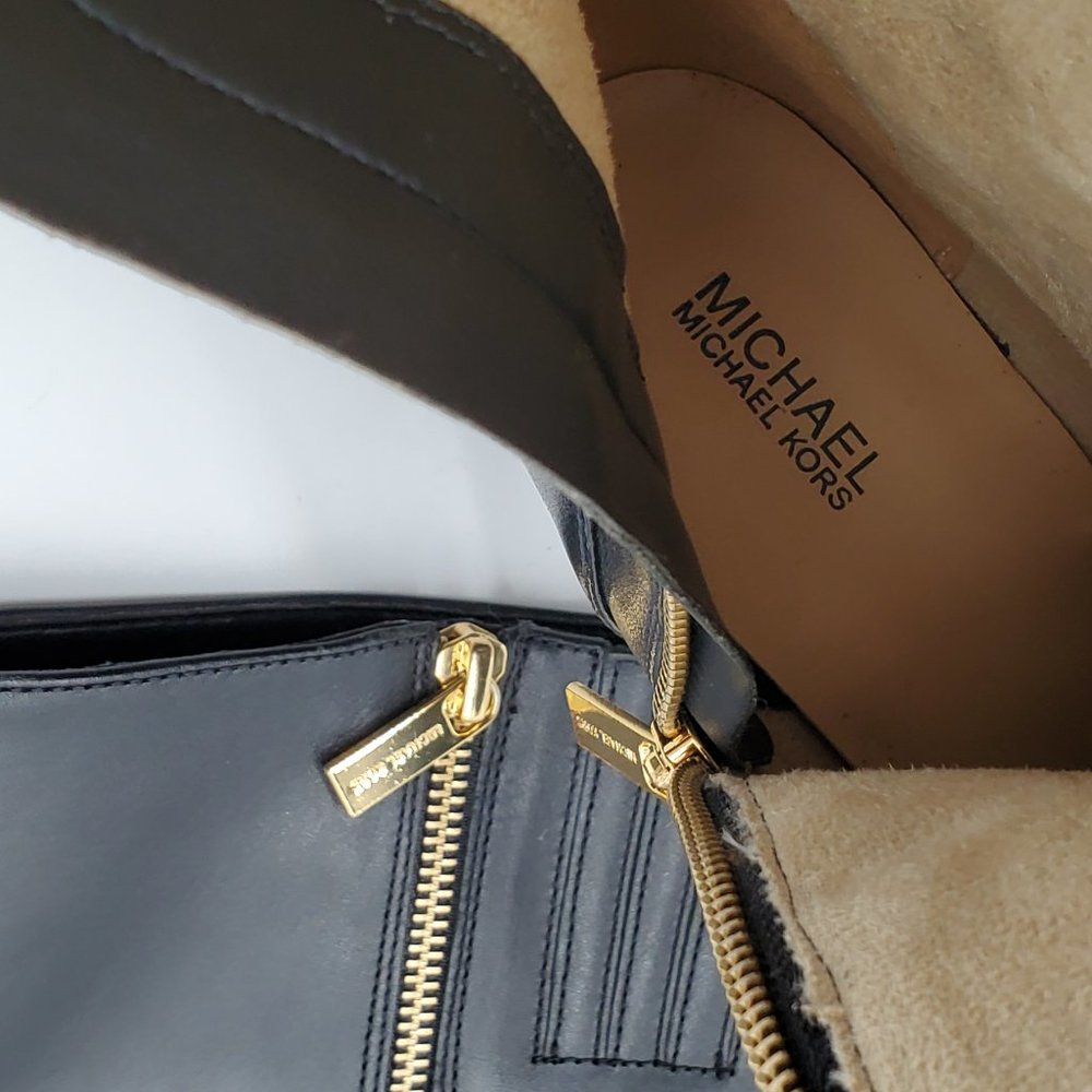 MICHAEL Michael Kors Tall Leather Riding Boots - Picture 12 of 16